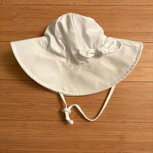 Kids White Sun Hat